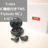 【レビュー】Tribit FlyBuds NC アクティブノイズキャンセリング機能付きTWSのダークホース