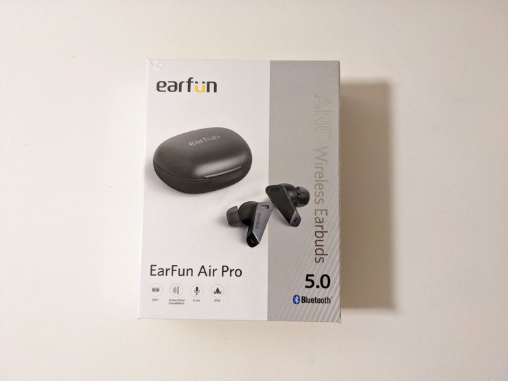 EarFun Air Pro外箱パッケージ