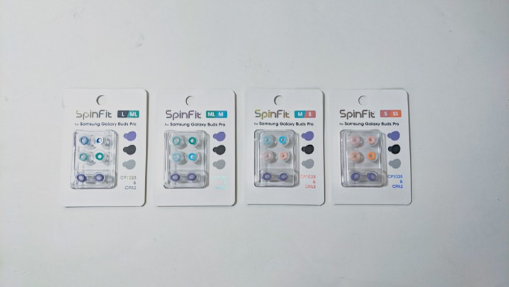 SpinFit Galaxy Buds Pro専用イヤーピース「CP1025＆CPA2」
