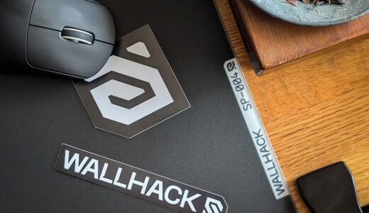 WALLHACK「SP-004」レビュー。さらりとした質感と高反応なガラスマウスパッド