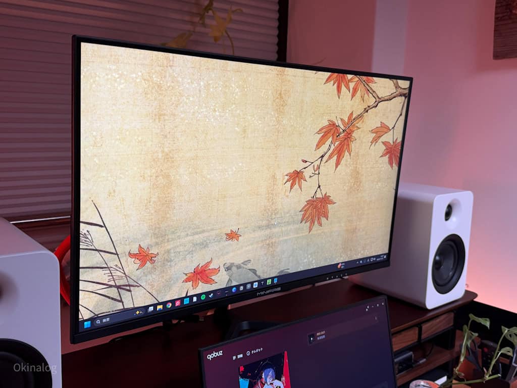 U1.8万円Minifireの27インチモニターレビュー｜フルHD120Hzで